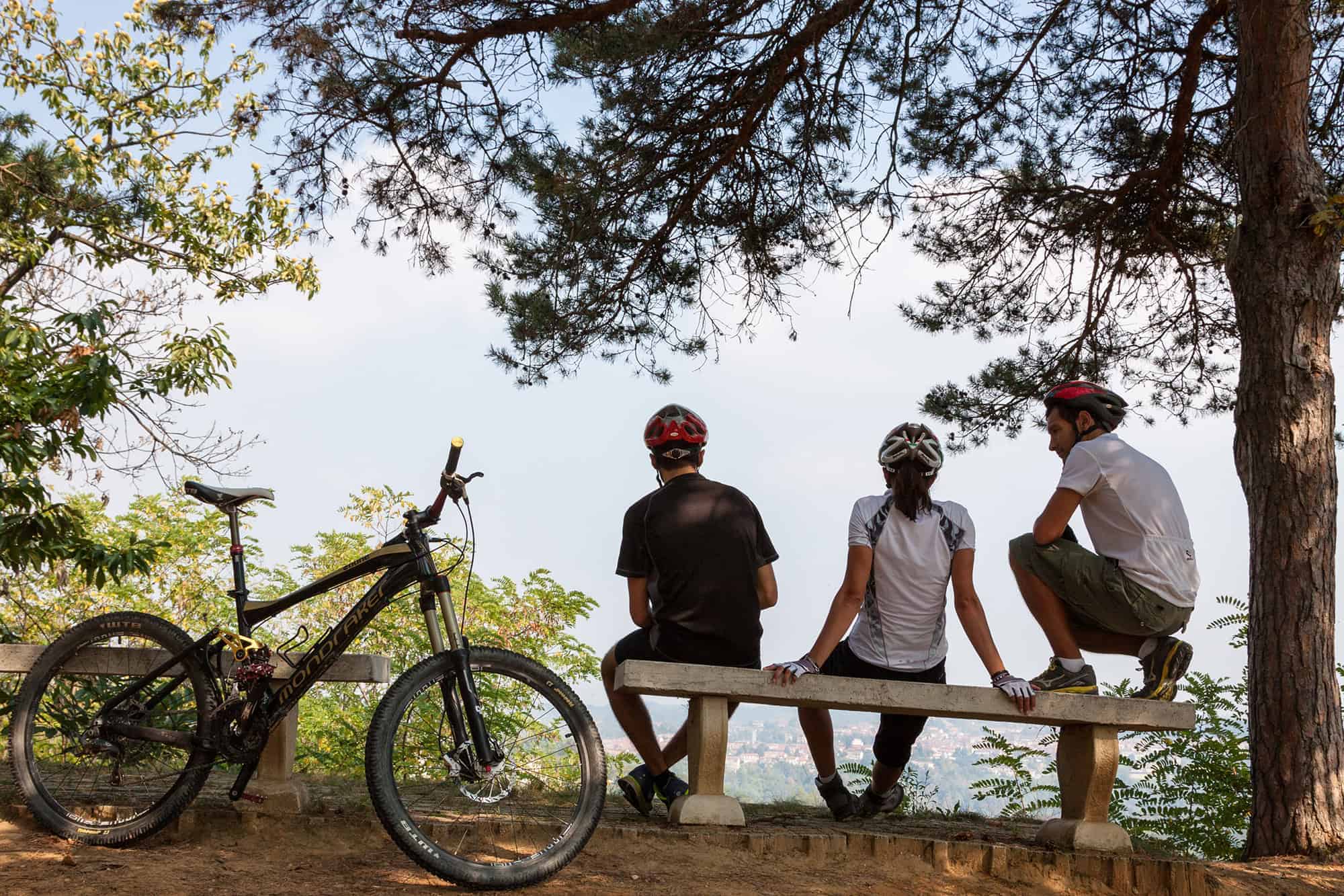 bikers in Roero